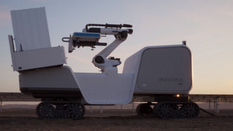 AES Eases Solar Panel Installation with 6-Axis and Mobile Robotics