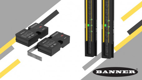 New Products From Banner Engineering: Light Curtain and Edge Sensor