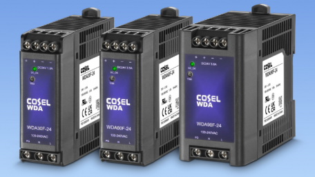 COSEL’s New DIN-Rail AC/DC Power Supplies