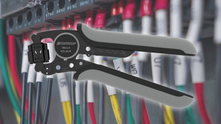 Ferrule Crimping Tool from ContaClip With Adjustable Dies
