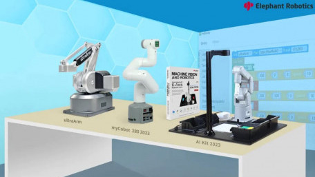 Elephant In the Classroom: Elephant Robotics Debuts Refreshed Learning Tools