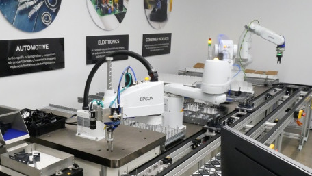 Take a Look Inside a Research and Demo Lab at Epson Robotics
