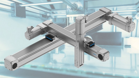 A New Design for Cartesian Electric Linear Axes From Festo