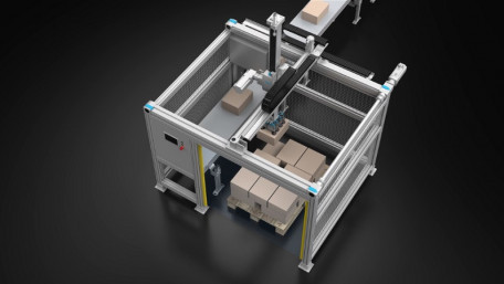 Big Boxes? No Problem With Festo’s New Heavy-Duty Palletizing Gantry