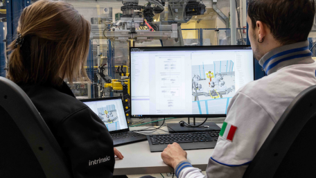 Intrinsic Partners With Comau for Testing and Improving Flowstate Robotics Software Platform