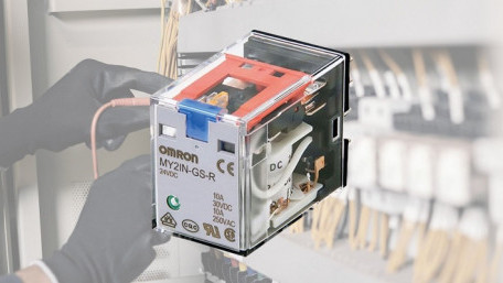 Omron’s New MY-GS-R Industrial Relay: Improved Visibility and Efficiency
