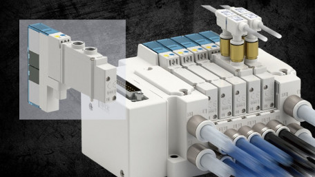 SMC Introduces Plug-in Solenoid Valve With Top-Ported Design