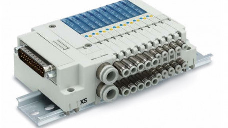 SMC Adds Higher-Flow 4-Port Solenoid Valve Cassette Manifolds to SJ Series