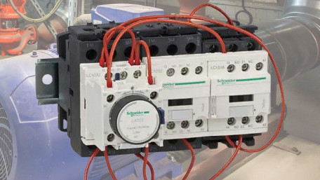 Star-Delta Wiring for Reduced Voltage Starting of 3-Phase Motors